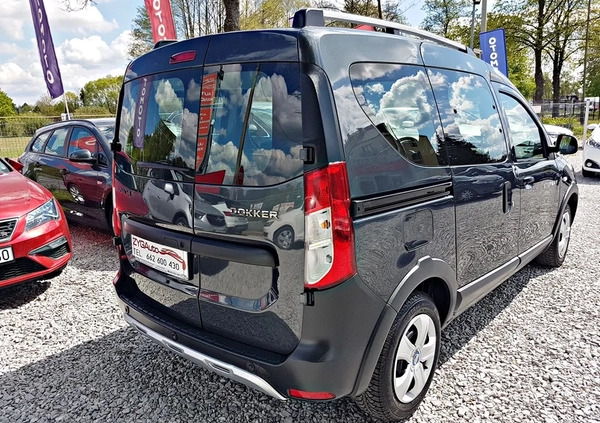 Dacia Dokker cena 57900 przebieg: 56000, rok produkcji 2020 z Międzyrzecz małe 667